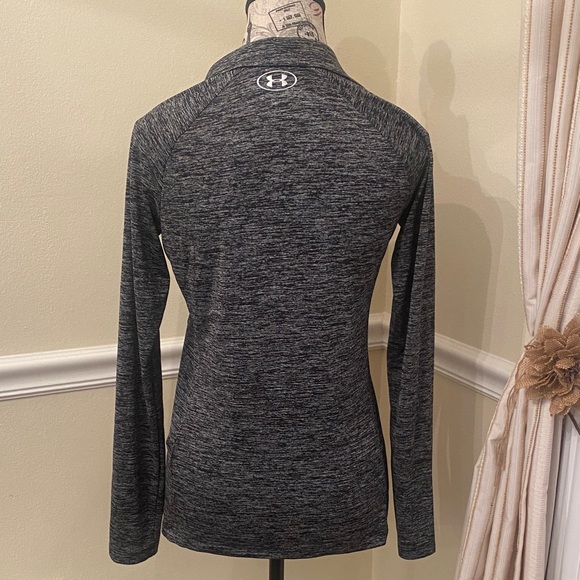 Under Armour Women's Gray Quarter-Zip Lightweight Pullover Size SM/P/CH - Picture 4 of 7